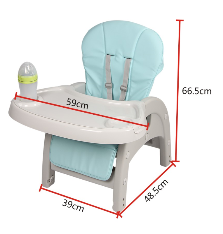 Highchair & Juniot Seat & Play Table 3-in-1