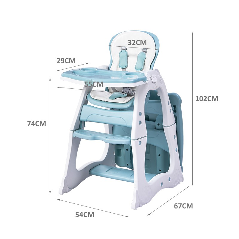 Bear-style Multifunctional Highchair