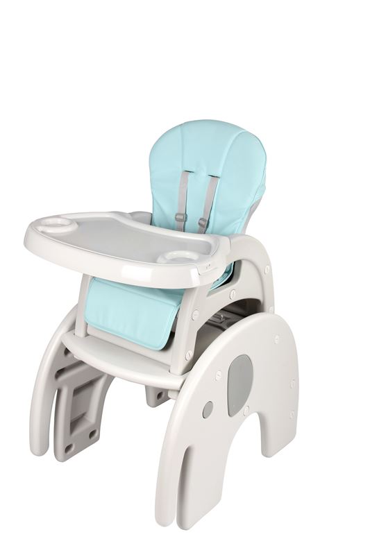 Highchair & Juniot Seat & Play Table 3-in-1