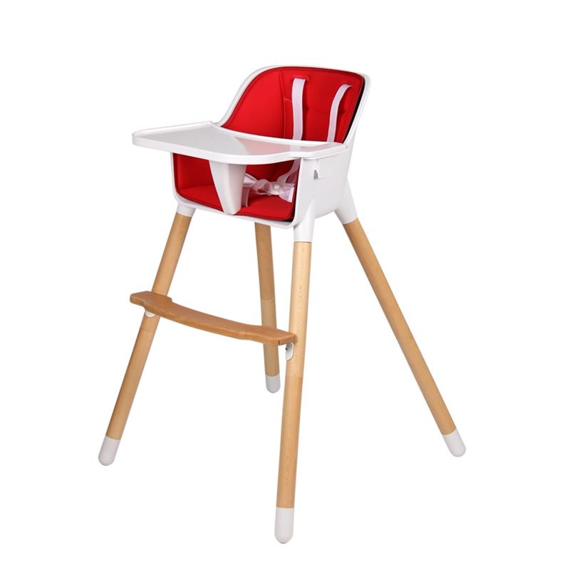 Nordic Wooden Highchair & Juniot Seat 2-in-1